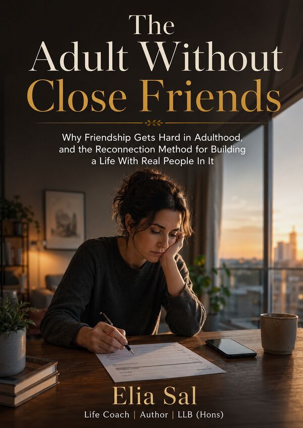 Cover of The Adult Without Close Friends by Elia Sal