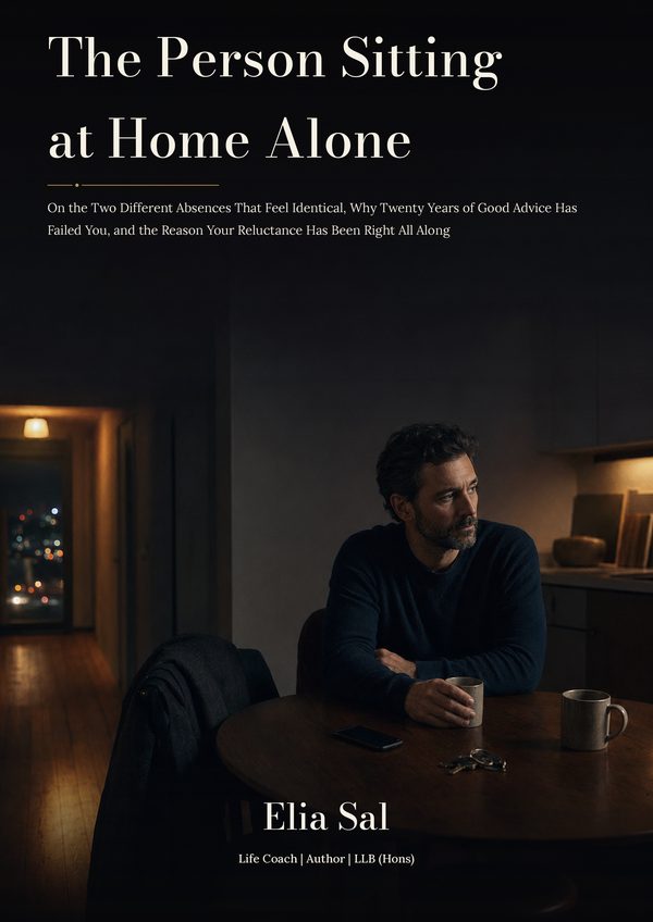 Cover of The Person Sitting at Home Alone by Elia Sal