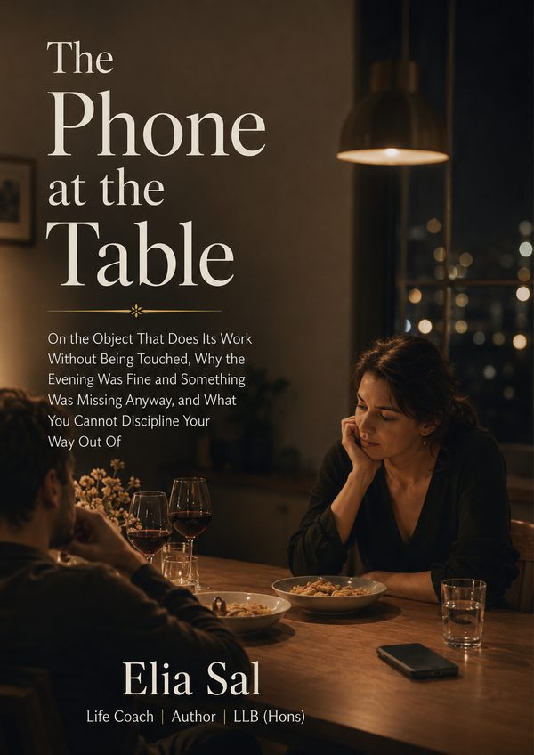Cover of The Phone at the Table by Elia Sal